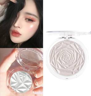 BLUST&FAMME Highlighter Makeup, Intensely Pigmented Diamond Shimmer Face Highlighter1 Compact