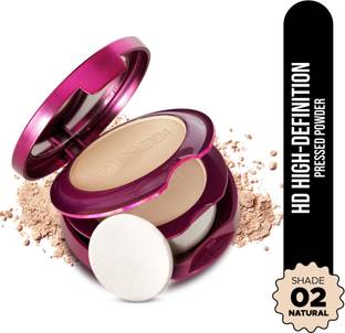 Hilary Rhoda High-Definition Pressed Powder | 2 in 1 Compact Powder | Shimmery & Matte Finish Compact