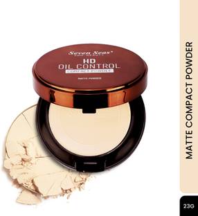Seven Seas 2 In 1 HD Oil Control Compact Powder Matte Finish (Skin) Compact