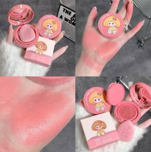 HANASUI Gege Bear Blusher – Portable, Lightweight & Perfect Cheek Glow! Compact