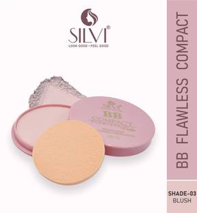 SILVI Compact Powder|Non Oily Look|Even Out Complexion|Hides Imperfections Compact
