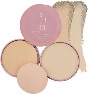 SILVI Stay All Day Compact|2 in 1 Compact|Matte & Weightless Finish Compact SPF20+++ Compact
