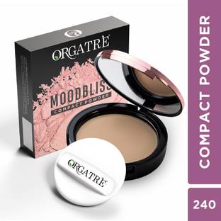 Orgatre MoodBliss Compact Powder - Matte Finish, Oil Control, Long-Lasting- Women Makeup Compact