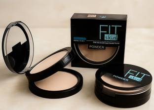 SEUNG 2-in-1 Matte & Shimmer Compact Face Powder Setting Makeup Compact