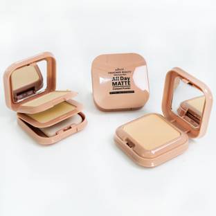 adbeni Oil Control Compact Powder | All Day Matte , Long-Lasting & Buildable Coverage Compact