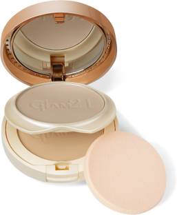 Glam21 Clear & Bright Silk Compact Powder | Longlasting & Sweat Resistant Formula 2in1 Compact
