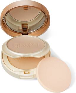 Glam21 Clear & Bright Silk Compact Powder | Longlasting & Sweat Resistant Formula 2in1 Compact