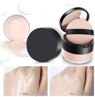Herrlich Translucent Makeup Loose Powder Setting Powder Mineral Compact