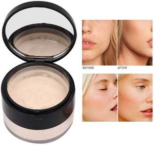 WOONGMI Oil Control Face Powder for Translucent Makeup For Girls Compact