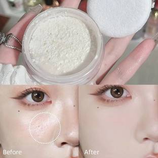 MYEONG Setting Loose Powder Translucent White Setting Loose Powder Compact