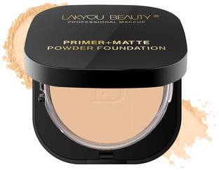 Lakyou Beauty Powder+Matte Compact Powder Smooth & Velvety Matte Finish For Flawless Skin Compact