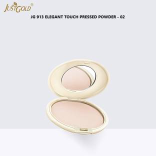 JUSTGOLD Perfect Pressed Powder for Long Lasting Effect Weightless Stay Compact Powder Compact