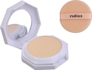 maliao Prime & Fine oil control Crystal Compact with soft puff (Shade 03, 20 gm) Compact