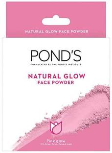 POND's Natural Glow Face Matte Powder For Normal Skin Bb Glow Pink - 30g Compact