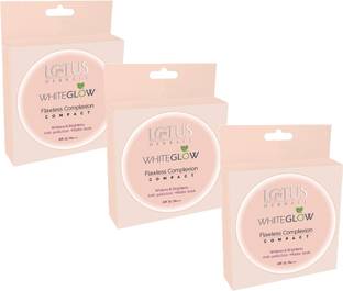 LOTUS HERBALS WhiteGlow Flawless Complexion Compact 10g ( HONEY, C2 ) ( Pack of 3 ) Compact