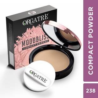 Orgatre MoodBliss Compact Powder - Matte Finish, Oil Control, Long-Lasting- Women Makeup Compact