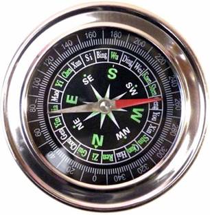 DEZIINE Big Compass Stainless Steel Directional Military Magnetic Compass Compass
