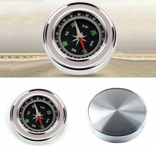 ASTOUND Stainless Steel Directional Magnetic Compass for Feng Shui/Travel-Silver Compass