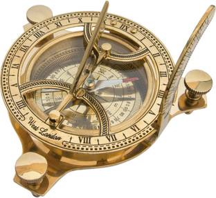JSI Brass Sundial Compass 3'' Compass