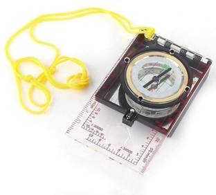 Justakeit Magnetic Folding Scale Suitable for Camping Hiking Outdoor Activities Compass Compass