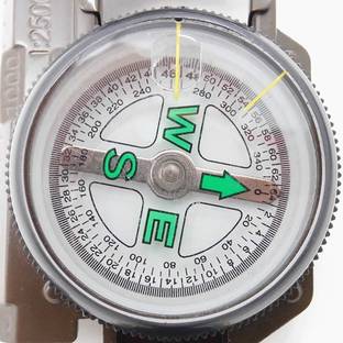 Justakeit Magnetic Military Folding Scale Pocket Suitable for Camping Outdoor Compass