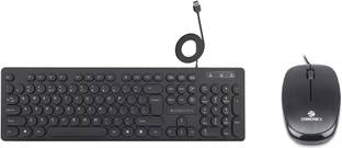 ZEBRONICS K24 Wired Keyboard + Power Wired Mouse Combo Set