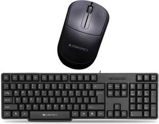 ZEBRONICS Zeb-K20 Keyboard and Zeb comfort mouse Plus combo Combo Set Designed for Gaming