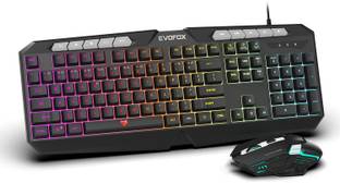 EVOFOX Deathray V2 RGB Gaming Keyboard and Mouse Combo Set Designed for Gaming