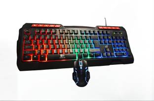 ECOMILES DRAGTALES Shroud War Gaming Keyboard and Emerald Mouse (Combo Offer) Combo Set Designed for Gaming