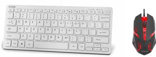 iVoomi Venom Mini Wired Keyboard + Robot Wired Mouse Combo Set