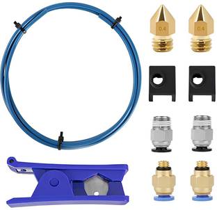 ELEPHANTBOAT Upgrade 3D Printer Kit with Capricorn Premium XS Bowden Tubing 1M, PTFE Teflon Combo Set