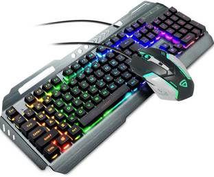RAEGR RapidGear X70 Gaming Keyboard & Mouse Set | Made of Aluminium Body Combo Set