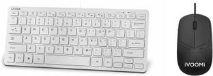 iVoomi Venom Mini Wired Keyboard + Bold Wired Mouse Combo Set