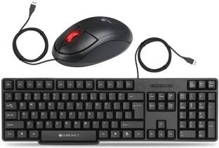ZEBRONICS Zeb-K20 Keyboard and Zeb-Rise Mouse Combo Set Designed for Gaming