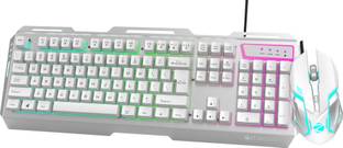 ZEBRONICS Zeb - TRANSFORMER (WHITE+SILVER) Combo Set