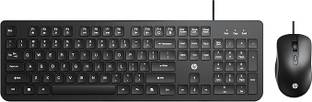 HP KM190 Wired Mouse and Keyboard Combo Combo Set