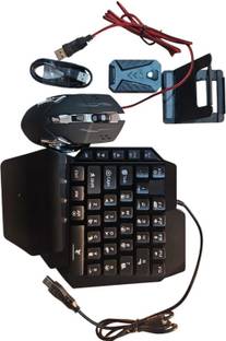 DXP Bluetooth Gaming Keyboard Mouse Convertor For Smartphone 4 in 1 Mobile Game Combo Set