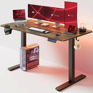 Artikel Multipurpose Electric Height Adjustable Gaming Table Home & Office Sit Stand इंजीनियर्ड वुड कंप्यूटर डेस्क