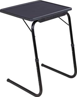 TABLE MAGIC Multipurpose Midnight Black Regular Laptop Table Plastic Computer Desk