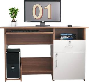 Woodlore Multi-Purpose Study & Computer Table for Study& Office Work Engineered Wood Computer Desk