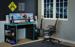 Madesa Gaming Computer Desk Engineered Wood Computer Desk