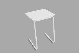 TABLE MAGIC Multipurpose White Regular Laptop Table Plastic Computer Desk