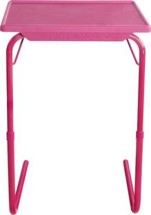 TABLE MAGIC Multipurpose Hot Pink Regular Laptop Table Plastic Computer Desk