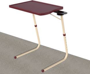 TABLE MAGIC Candy Brown Pro Extended Work Space Multipurpose Laptop Table Plastic Computer Desk