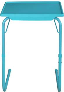 TABLE MAGIC Multipurpose Aqua Blue Regular Laptop Table Plastic Computer Desk