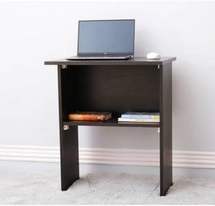 PEDPIX Multipurpose Wooden Folding Computer Table for Laptop Study, Home & Office Desk Engineered Wood Computer Desk