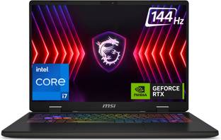 MSI Sword 16 HX Intel Core i7 14th Gen 14700HX - (16 GB/1 TB SSD/Windows 11 Home/6 GB Graphics/NVIDIA GeForce RTX 4050/144 Hz) Sword 16 HX B14VEKG-210IN Gaming Laptop
