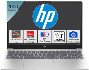 HP 15s Backlit Keyboard AMD Ryzen 3 Quad Core 7320U - (8 GB/512 GB SSD/Windows 11 Home) 15-fc0026AU Th...