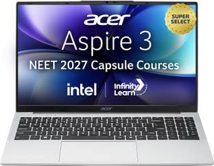 Acer Aspire 3 with Infinity Learn NEET 2027 Capsule Course Intel Celeron Dual Core N4500 - (8 GB/256 G...