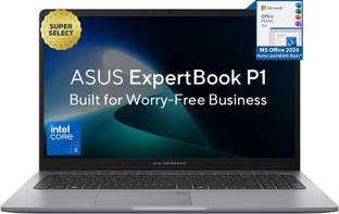 ASUS ExpertBook P1 (i3 14th Gen) with 1 Yr ADP Intel Core 3 100U - (16 GB/512 GB SSD/Windows 11 Home) ...